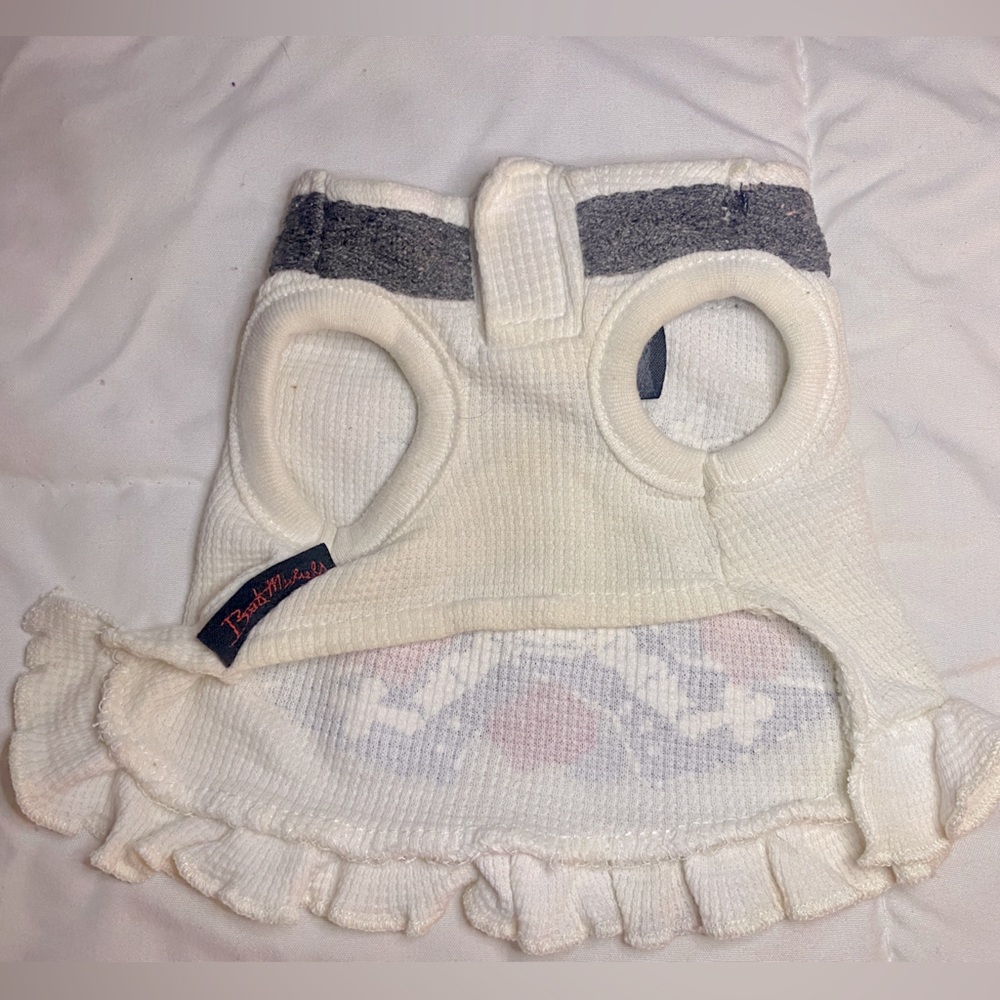 ☠️BRET MICHAELS☠️THERMAL SKULL & ROSES ROCKER RUFFLE HEM DRESS🌹 - Picture 2 of 5